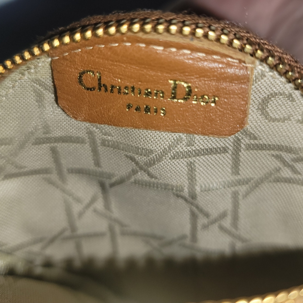 Dior Coin Lady Dior Leather Coin Purse - Picture 10 of 12
